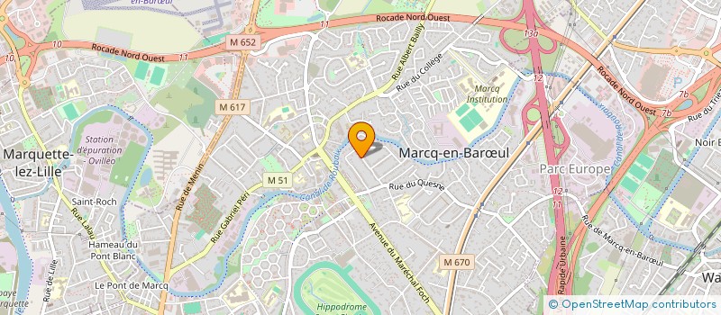 localisation de l'entreprise MONSIEUR CEDRIC LEMAN à MARCQ-EN-BARŒUL