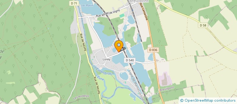 localisation de l'entreprise MONSIEUR CEDRIC LEMESLE  BREUILPONT