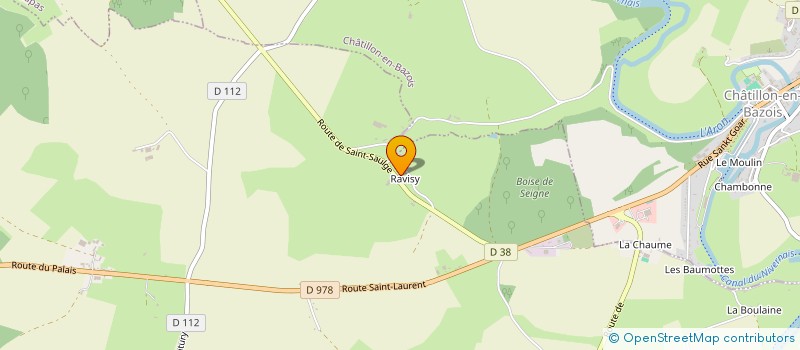 localisation de l'entreprise MONSIEUR CEDRIC LEMOINE à CHATILLON EN BAZOIS