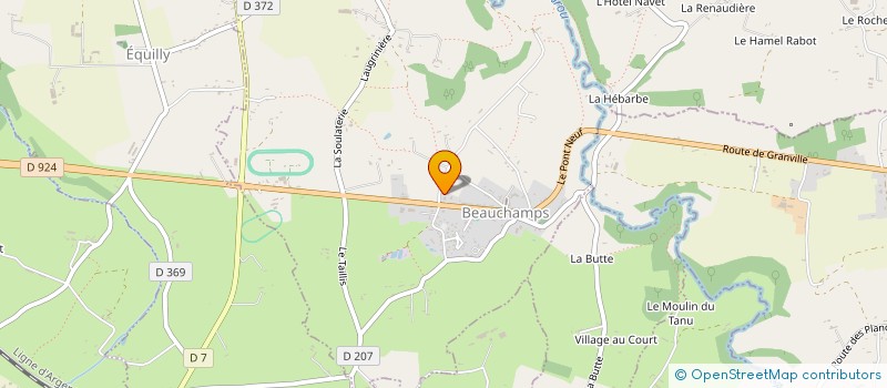 localisation de l'entreprise MONSIEUR CEDRIC LEMOINE  BEAUCHAMPS