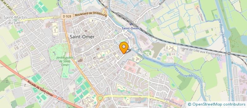 localisation de l'entreprise MONSIEUR CEDRIC LENGAGNE à SAINT-OMER