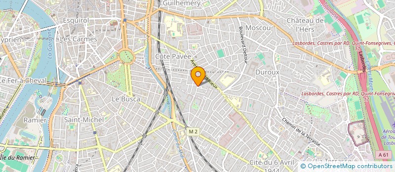 localisation de l'entreprise MONSIEUR CEDRIC LEPELLETIER à TOULOUSE