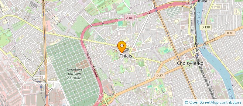 localisation de l'entreprise MONSIEUR CEDRIC LEPORT  THIAIS