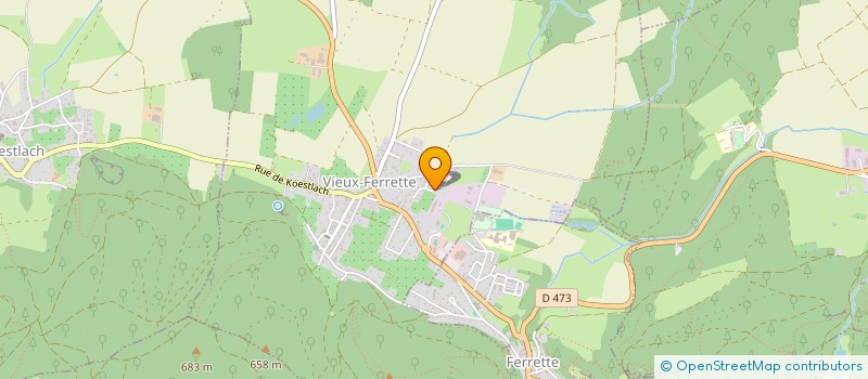 localisation de l'entreprise MONSIEUR CEDRIC LEROUX  VIEUX-FERRETTE