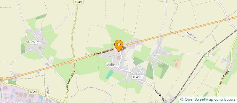 localisation de l'entreprise MONSIEUR CEDRIC LESAGE  VALINES