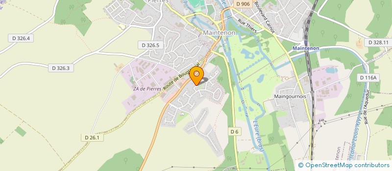localisation de l'entreprise MONSIEUR CEDRIC LESAGE à MAINTENON