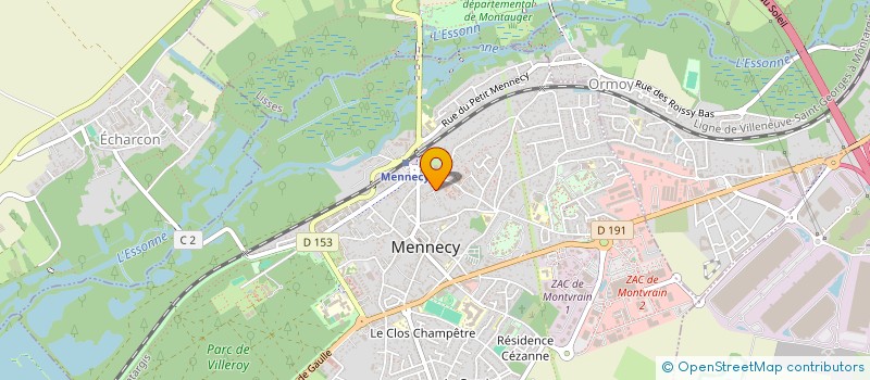 localisation de l'entreprise MONSIEUR CEDRIC LESEURRE à MENNECY