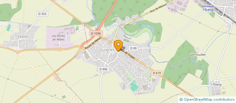 localisation de l'entreprise MONSIEUR CEDRIC LESIEUR à GUIGNES