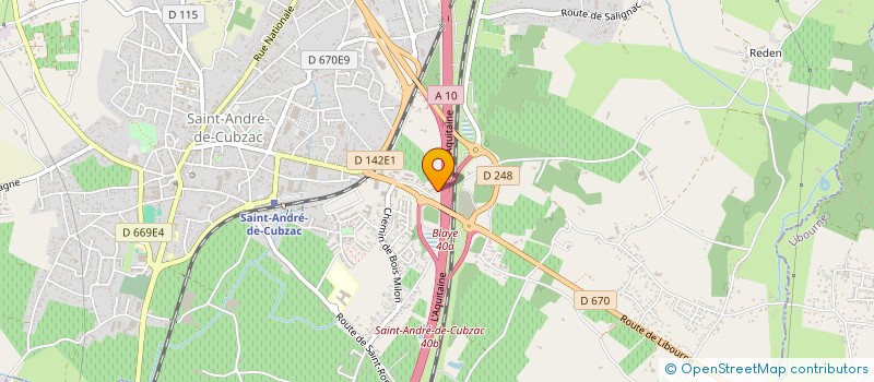 localisation de l'entreprise MONSIEUR CEDRIC LESTAGE  SAINT-ANDRE-DE-CUBZAC