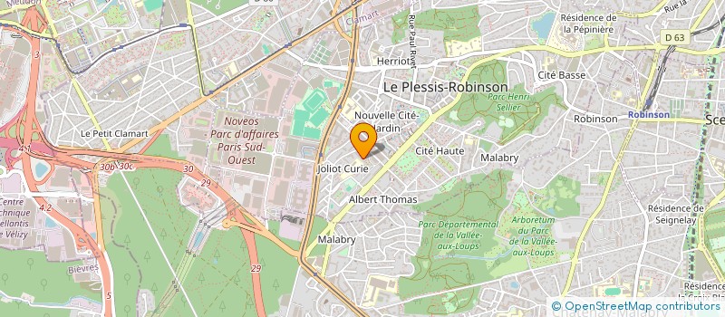 localisation de l'entreprise MONSIEUR CEDRIC LESTIENNES à LE PLESSIS-ROBINSON