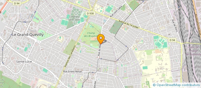 localisation de l'entreprise MONSIEUR CEDRIC LETALLEUR  SAINT-ETIENNE-DU-ROUVRAY