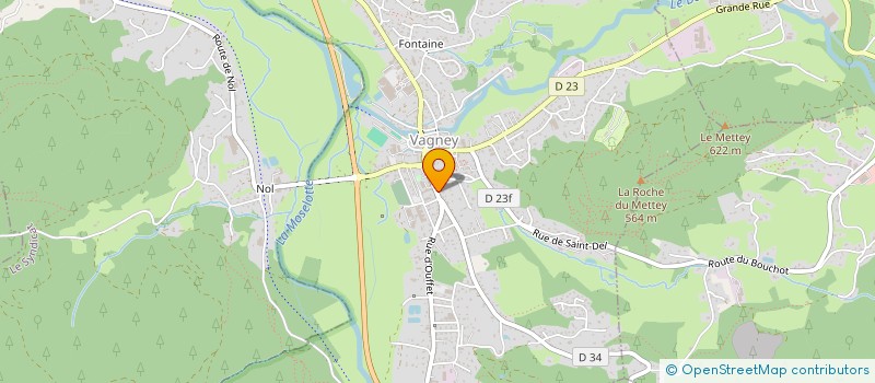 localisation de l'entreprise MONSIEUR CEDRIC LETERTRE  VAGNEY