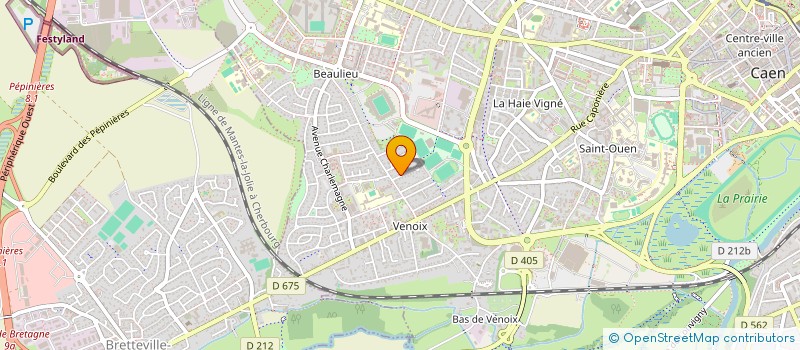 localisation de l'entreprise MONSIEUR CEDRIC LETRONE à CAEN