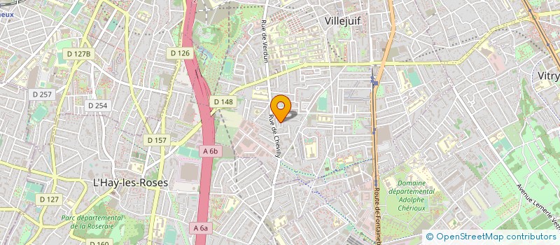 localisation de l'entreprise MONSIEUR CEDRIC LHERBE  VILLEJUIF