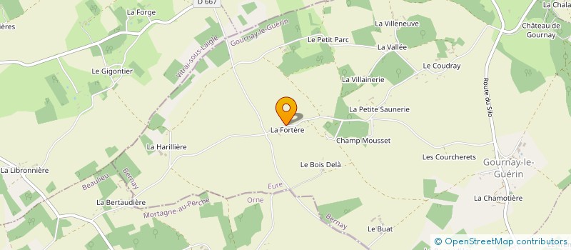 localisation de l'entreprise MONSIEUR CEDRIC LIEBART  GOURNAY-LE-GUERIN