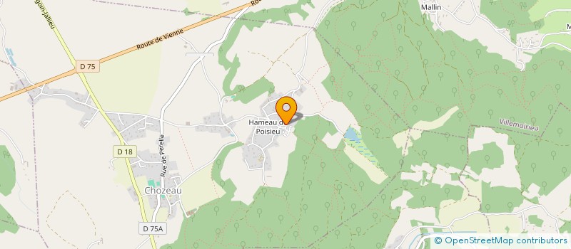 localisation de l'entreprise MONSIEUR CEDRIC LIEBAUD  CHOZEAU