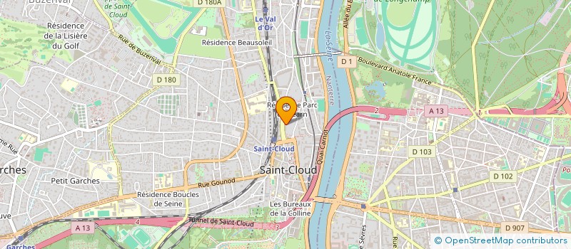 localisation de l'entreprise MONSIEUR CEDRIC LIMELETTE à SAINT-CLOUD