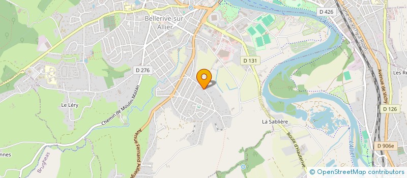 localisation de l'entreprise MONSIEUR CEDRIC LOCHE  BELLERIVE-SUR-ALLIER