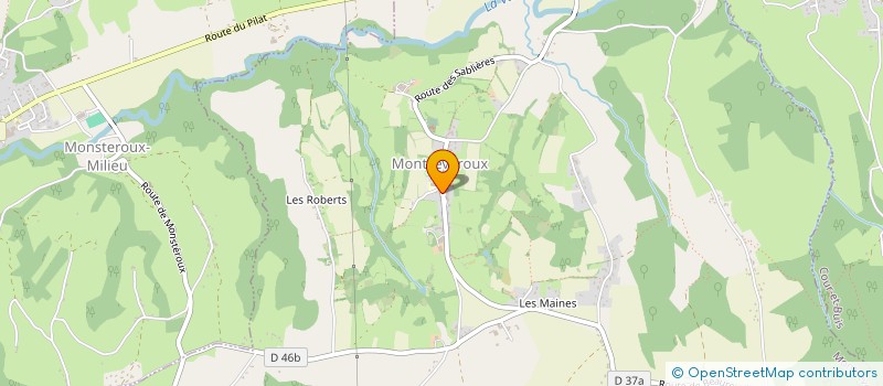 localisation de l'entreprise MONSIEUR CEDRIC LOIC CHAUVEAU  MONTSEVEROUX