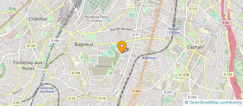 localisation de l'entreprise MONSIEUR CEDRIC LOISELET à BAGNEUX