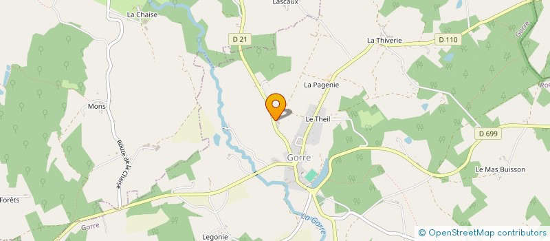 localisation de l'entreprise MONSIEUR CEDRIC LOMBERTIE à GORRE