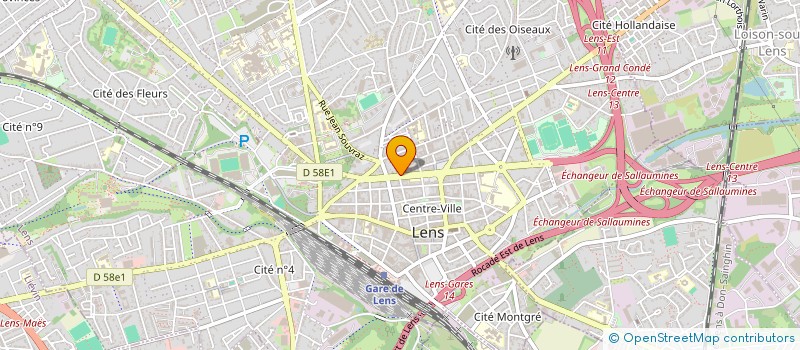 localisation de l'entreprise MONSIEUR CEDRIC LOMMEZ à LENS