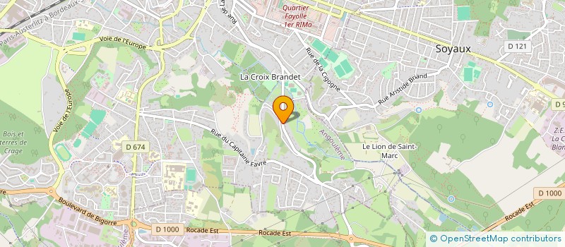 localisation de l'entreprise MONSIEUR CEDRIC LONGEVILLE à ANGOULEME