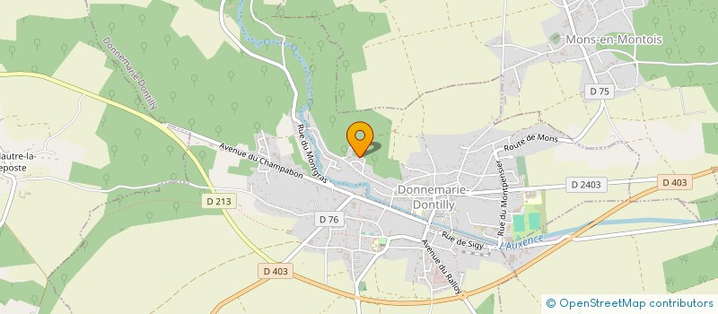 localisation de l'entreprise MONSIEUR CEDRIC LOPEZ  DONNEMARIE-DONTILLY