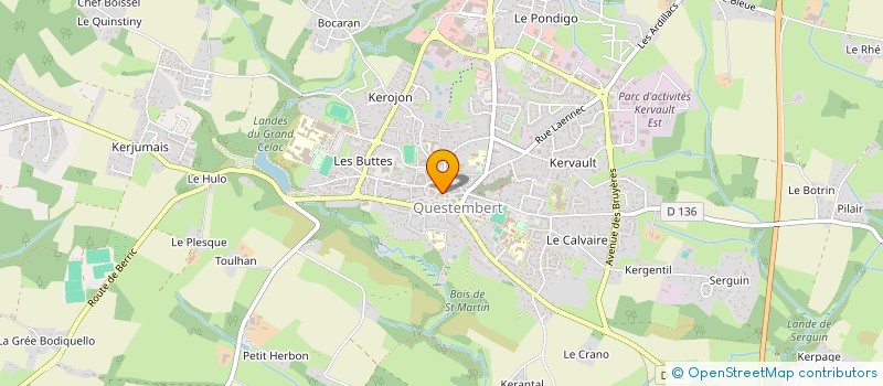 localisation de l'entreprise MONSIEUR CEDRIC LORANT  QUESTEMBERT