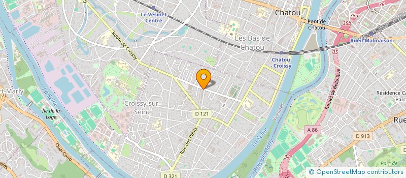 localisation de l'entreprise MONSIEUR CEDRIC LORENZINI  CROISSY-SUR-SEINE