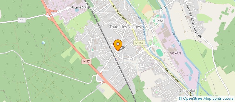 localisation de l'entreprise MONSIEUR CEDRIC LOSTETTER  THAON-LES-VOSGES