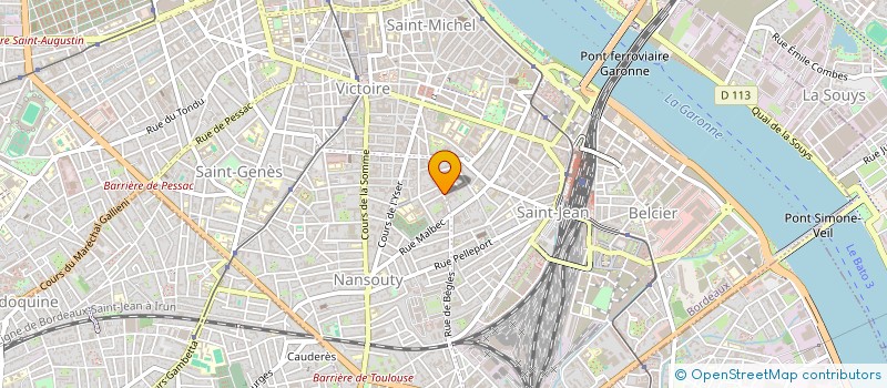 localisation de l'entreprise MONSIEUR CEDRIC LOUBERE  BORDEAUX