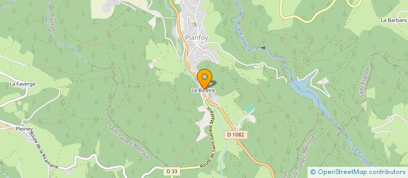 localisation de l'entreprise MONSIEUR CEDRIC LOUBET  PLANFOY