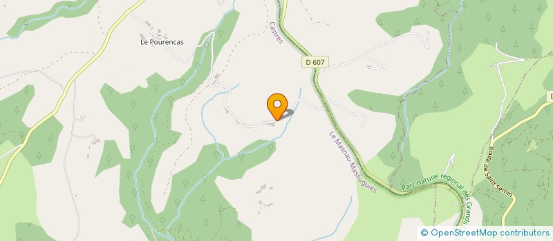 localisation de l'entreprise MONSIEUR CEDRIC LOUBET  LE MASNAU-MASSUGUIES