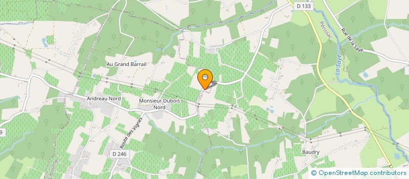 localisation de l'entreprise MONSIEUR CEDRIC LOUBET  SAINT-GENES-DE-FRONSAC