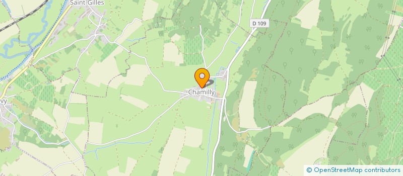 localisation de l'entreprise MONSIEUR CEDRIC LOUIS  CHAMILLY