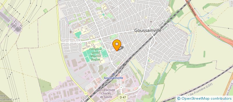 localisation de l'entreprise MONSIEUR CEDRIC LOUIS ROGER URBANSKI  GOUSSAINVILLE