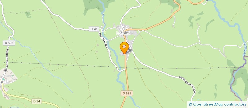 localisation de l'entreprise MONSIEUR CEDRIC LOUVRIER  ARGENCES EN AUBRAC