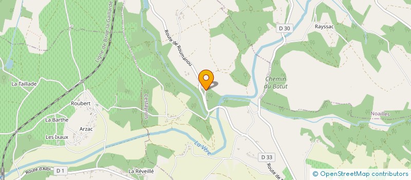 localisation de l'entreprise MONSIEUR CEDRIC LUDWICZAK  MARSSAC-SUR-TARN