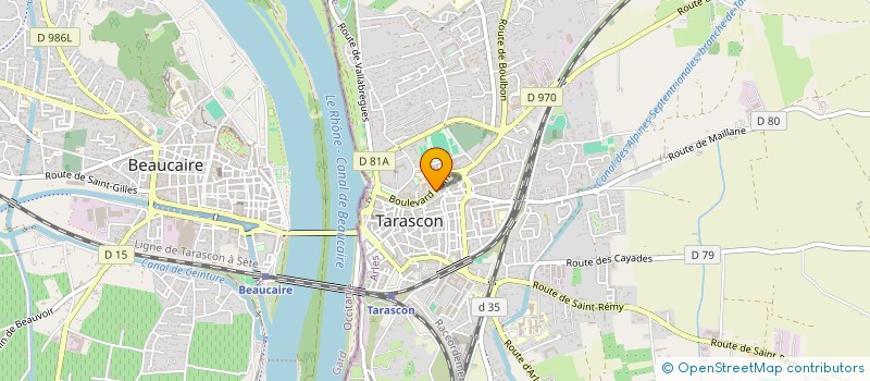 localisation de l'entreprise MONSIEUR CEDRIC LUJAN à TARASCON