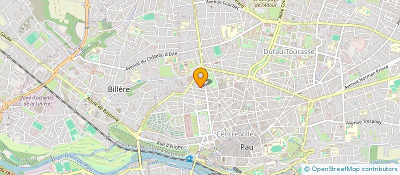 localisation de l'entreprise MONSIEUR CEDRIC LULIE-TUQUET à PAU