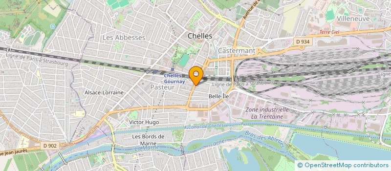 localisation de l'entreprise MONSIEUR CEDRIC LURON à CHELLES