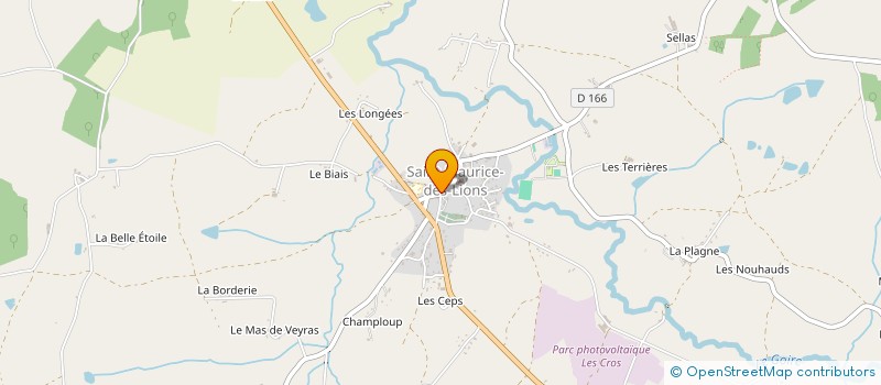 localisation de l'entreprise MONSIEUR CEDRIC MAAS à SAINT-MAURICE-DES-LIONS