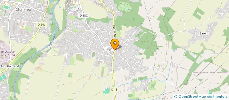 localisation de l'entreprise MONSIEUR CEDRIC MADEIRA  TIGNIEU-JAMEYZIEU