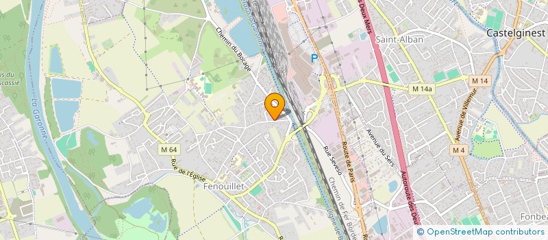 localisation de l'entreprise MONSIEUR CEDRIC MADOUAS  FENOUILLET