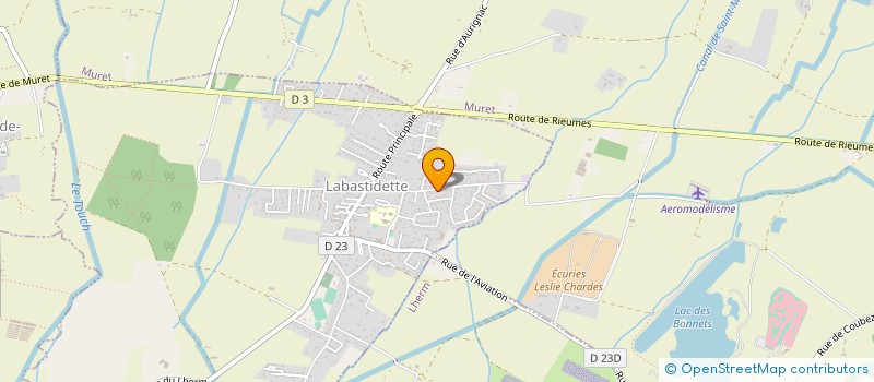 localisation de l'entreprise MONSIEUR CEDRIC MAFRE  LABASTIDETTE