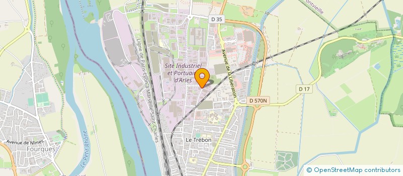 localisation de l'entreprise MONSIEUR CEDRIC MAGE à ARLES