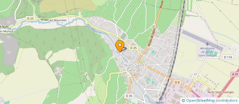localisation de l'entreprise MONSIEUR CEDRIC MAGNIEN à NUITS-SAINT-GEORGES