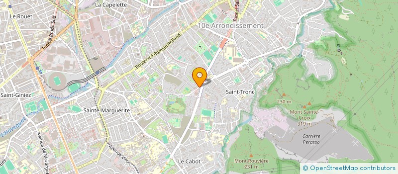 localisation de l'entreprise MONSIEUR CEDRIC MAGNIN à MARSEILLE