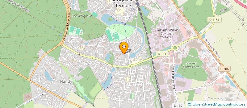 localisation de l'entreprise MONSIEUR CEDRIC MAGON  SAVIGNY-LE-TEMPLE